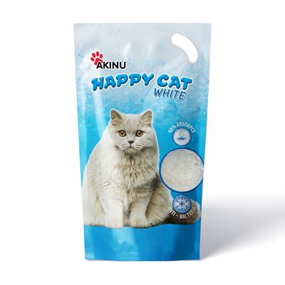 AKINU Happy Cat Silika Gel stelivo pro kočky 3,6 l