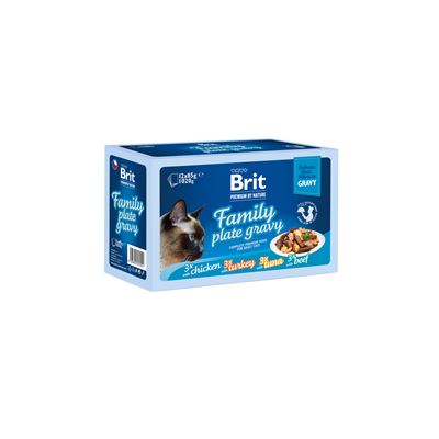 Premium By Nature Family Plate kapsičky pro kočky maso ve šťávě 12 x 100 g