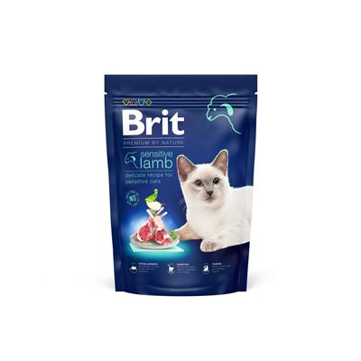 Brit Premium By Nature Cat Sensitive granule pro kočky jehněčí 800 g
