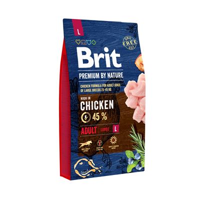 Brit Premium By Nature Adults granule pro psy L 8 kg
