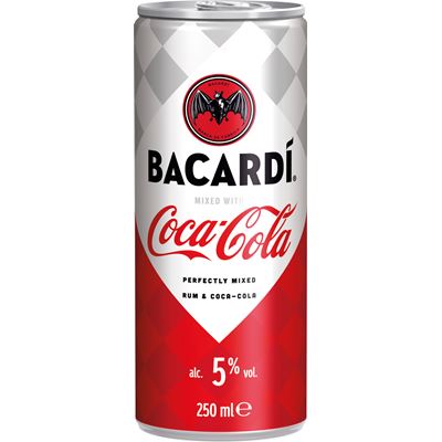 Ready to Drink Bacardi & Coke 5 % 12 x 250 ml