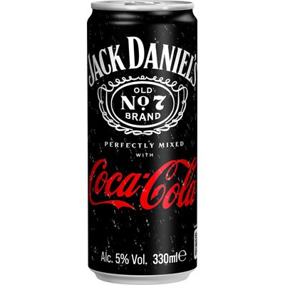 JACK DANIEL'S & Coke 5 % 12 x 330 ml