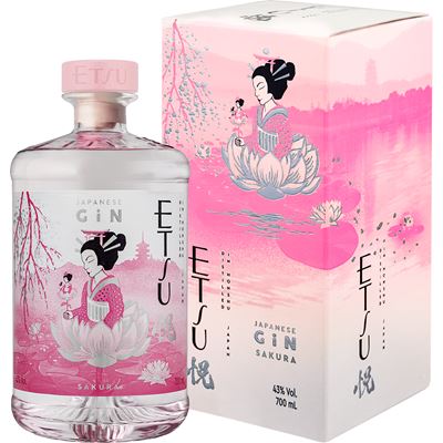 ETSU Sakura Japanese Gin 43% 700 ml