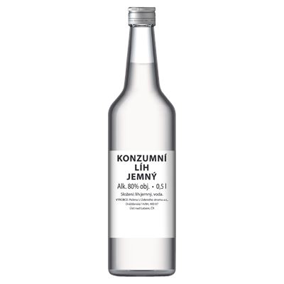 STAROREŽNÁ Konzumní líh jemný 80% 15 x 500 ml