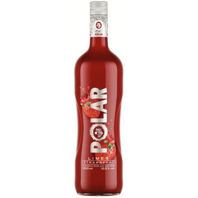 POLAR Limes strawberry/jahoda 10,5 % 6 x 1 l