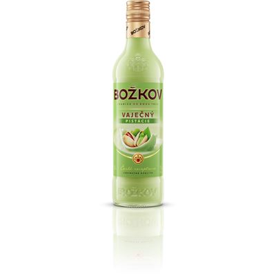 BOŽKOV Vaječný s příchutí pistácií 15 % 500 ml