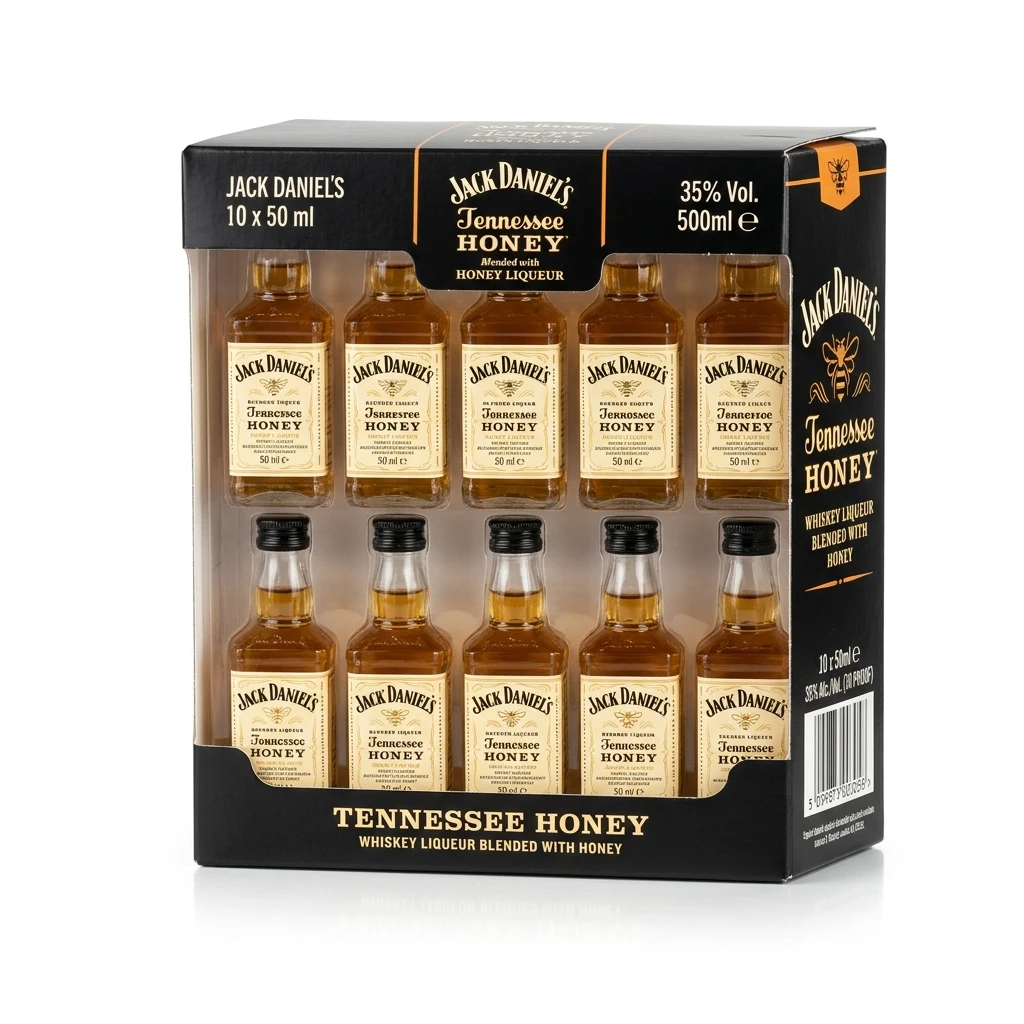 JACK DANIEL'S Honey 35 % 10 x 50 ml