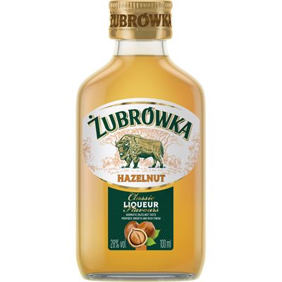 ŻUBRÓWKA Hazelnut 28 % 12 x 100 ml