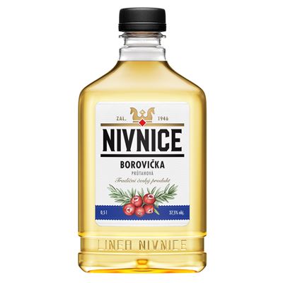 NIVNICE Borovička 37,5 % 12 x 500 ml PET