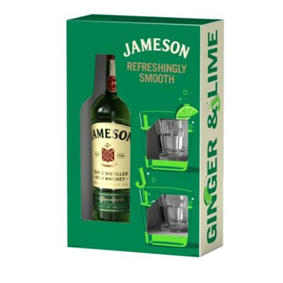 JAMESON 40% 700 ml + sklo 2 ks