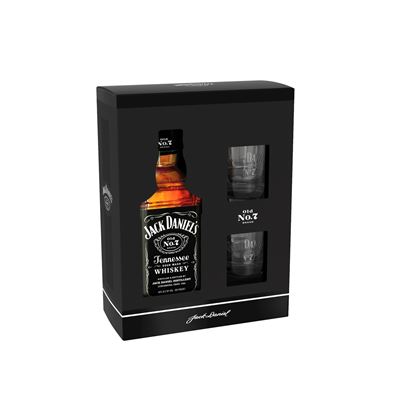 JACK DANIEL'S 40 % 700 ml + sklo 2 ks