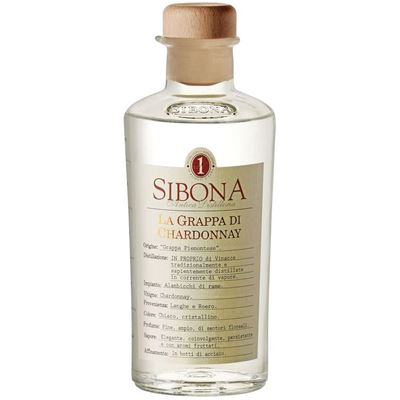 Sibona Grappa Chardonnay 40 % 500 ml