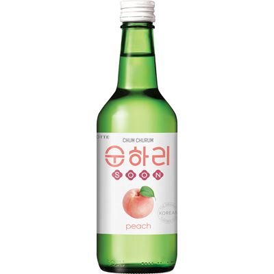 Soju Peach/broskev 12 % 350 ml