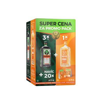 Jägermeister 4 x 1 l combi pack