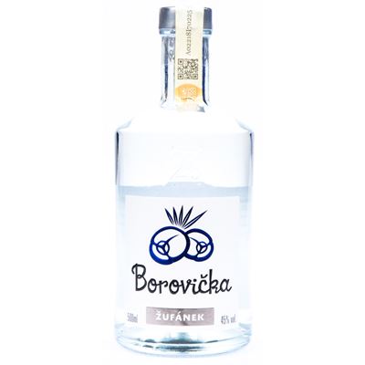 ŽUFÁNEK Borovička 45 % 500 ml