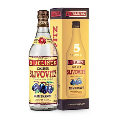 R. JELÍNEK Slivovice Kosher bílá 50 % 700 ml