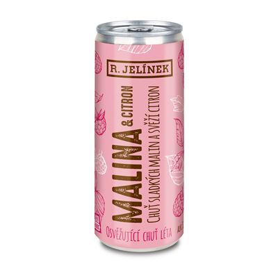 R.JELÍNEK malina & citron 3,1 % 24 x 250 ml