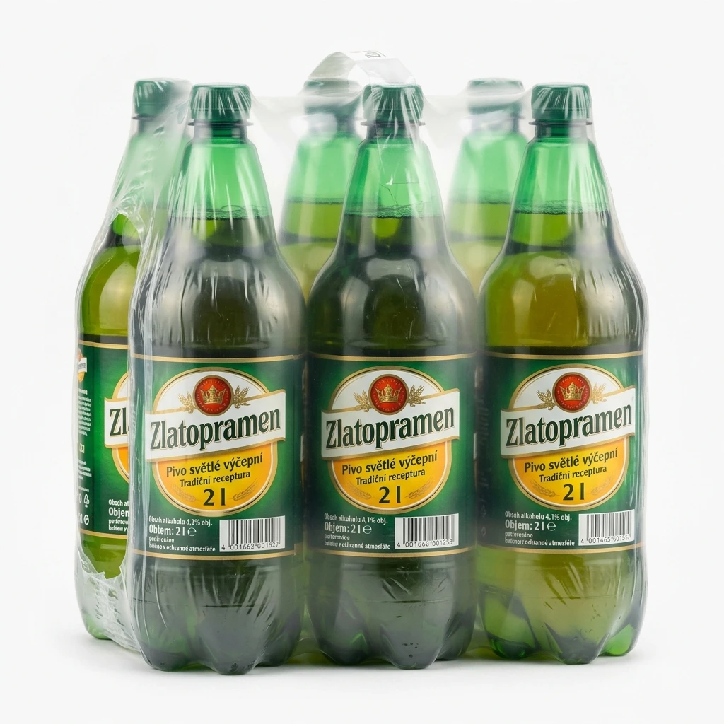 Zlatopramen Pivo světlé výčepní 6 x 2 l PET