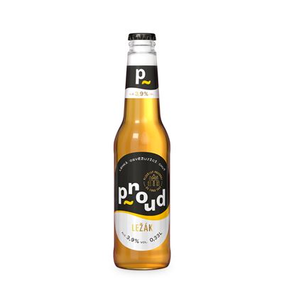 Proud Ležák 24 x 330 ml vratná láhev karton