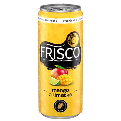 FRISCO Mango limeta 4 x 330 ml plech multipack