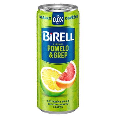 BIRELL Pomelo grep 4 x 330 ml plech multipack