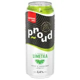 PIVOVAR PROUD Proud limeta 4 x 500 ml plech multipack