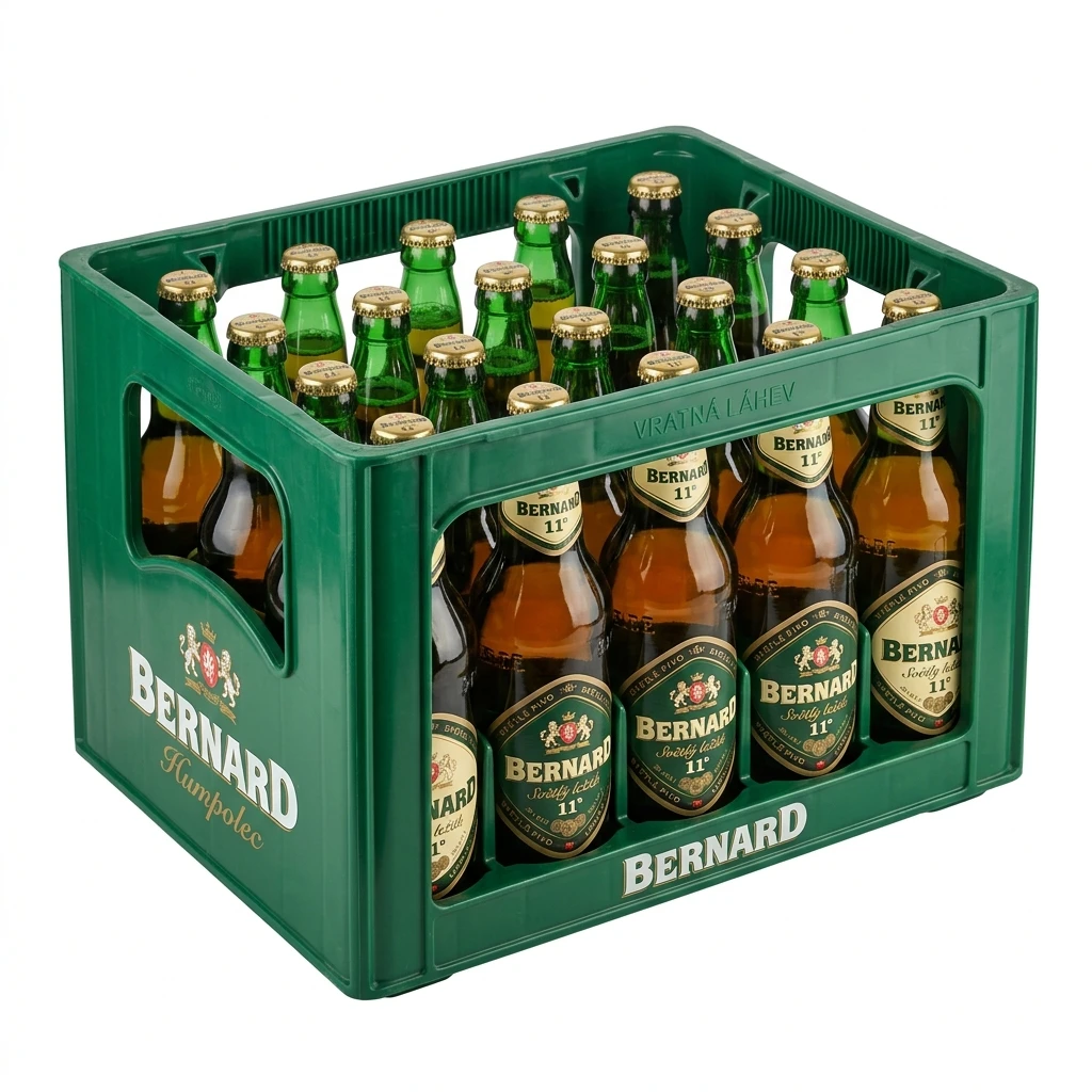 BERNARD Pivo světlý ležák 11 20 x 500 ml vratná láhev