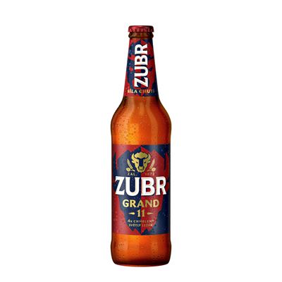 ZUBR Grand Pivo 11° světlý ležák 20 x 500 ml vratná láhev