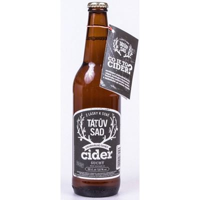 TÁTŮV SAD Cider suchý 500 ml
