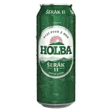 HOLBA Šerák Pivo 24 x 500 ml plech