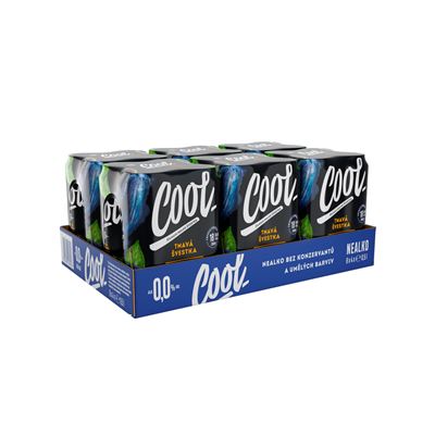Cool Pivo nealkoholické černá švestka 24 x 500 ml
