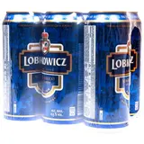 LOBKOWICZ Pivo světlé nealkoholické 24 x 500 ml plech