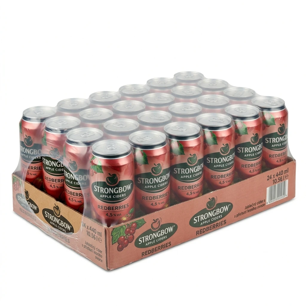 STRONGBOW Apple Ciders Redberries 4,5 % 24 x 440 ml