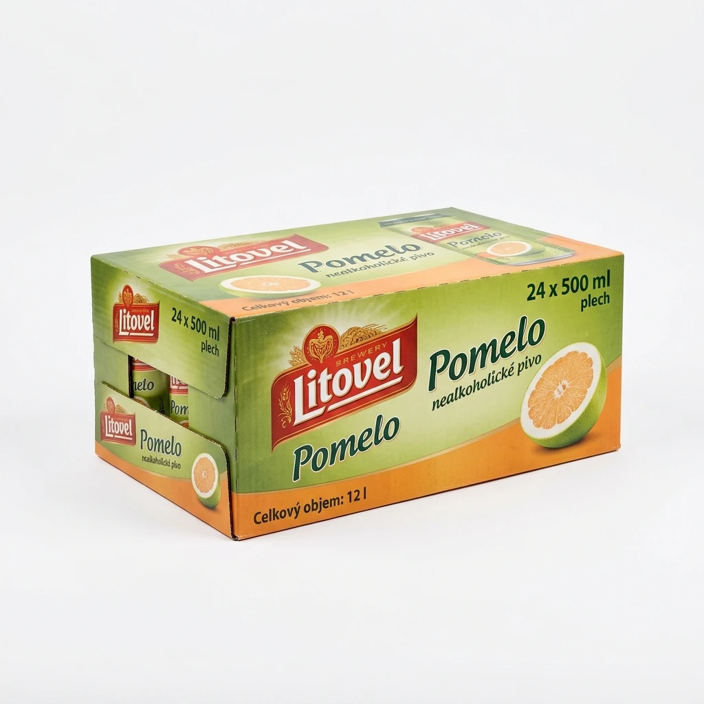 Litovel Pomelo nealkoholické pivo 24 x 500 ml plech