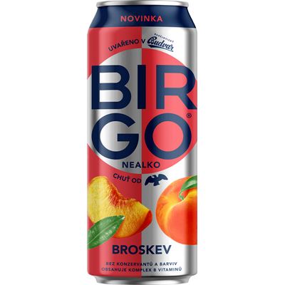 BIRGO Broskev nealkoholické 24 x 500 ml
