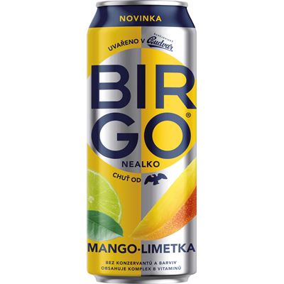 BIRGO Mango lime nealkoholické 24 x 500 ml plech