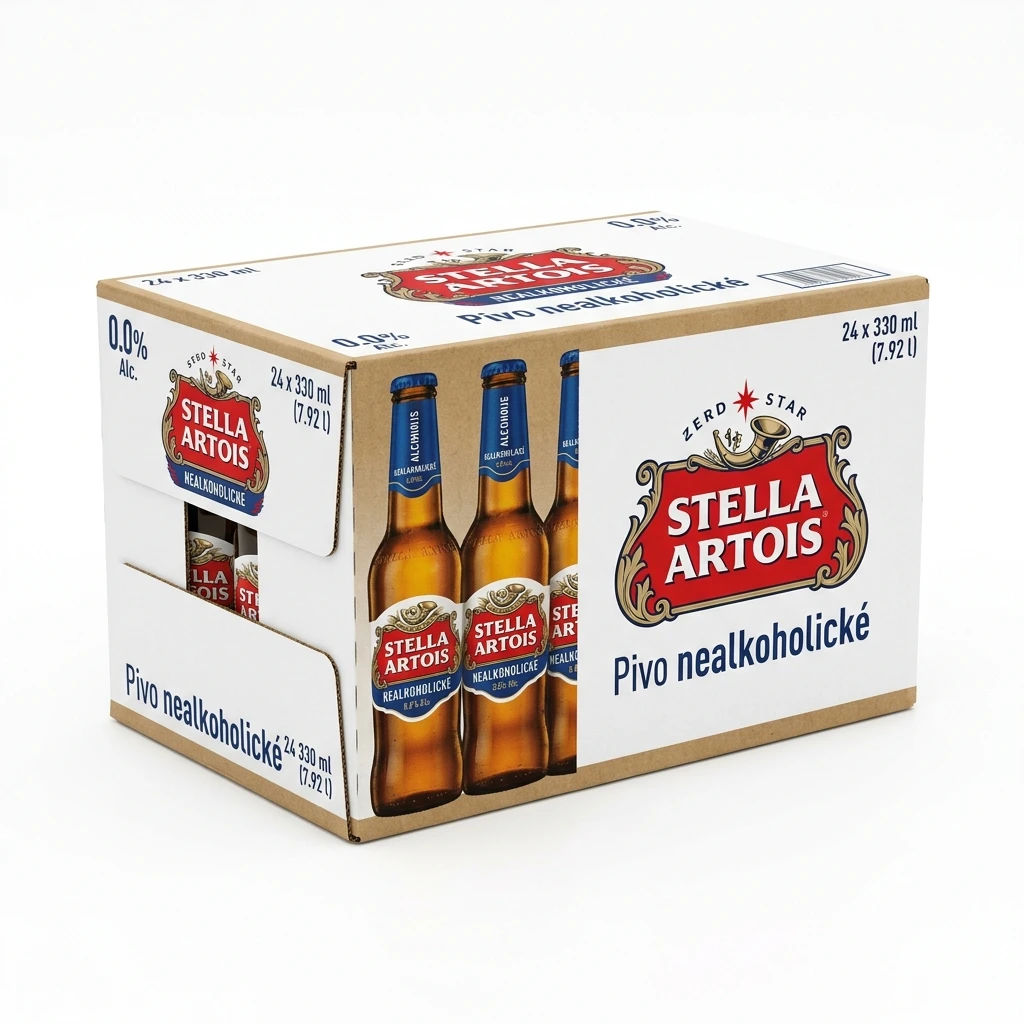 STELLA ARTOIS Pivo nealkoholické 24 x 330 ml