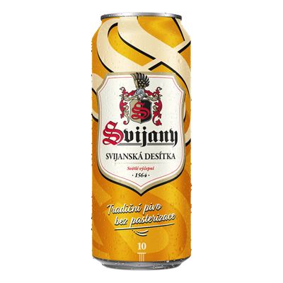 Svijany Svijanská Desítka Pivo výčepní 6 x 500 ml plech