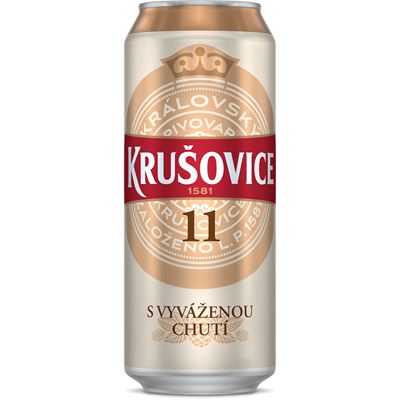 KRUŠOVICE 11 pivo 6 x 500 ml plech