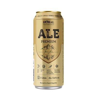 HORAL Ale 1 l plech