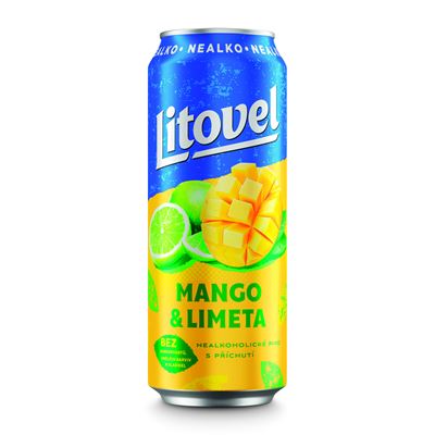 Litovel mango limeta 4 x 500 ml plech