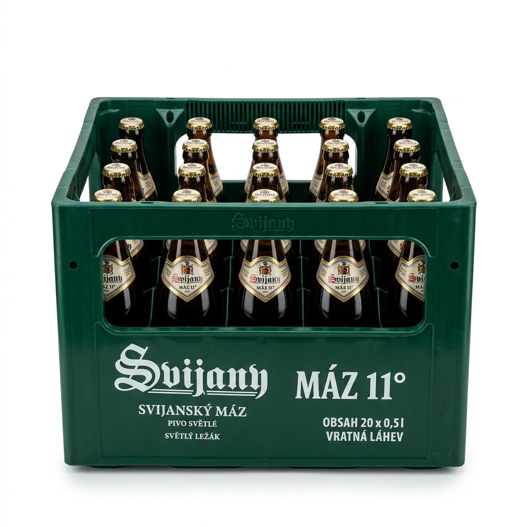 Svijany Máz 11° Pivo 20 x 500 ml vratná láhev