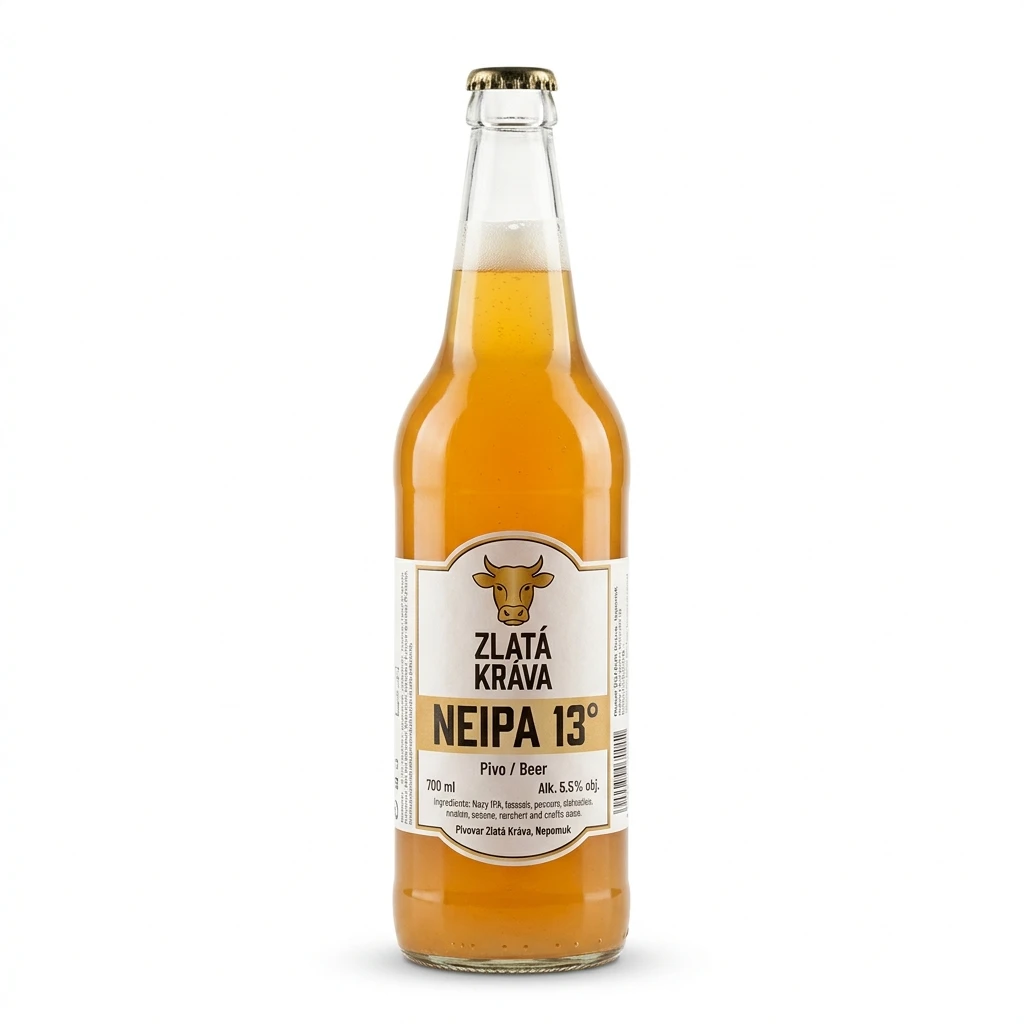 ZLATÁ KRÁVA Neipa 13° pivo 700 ml