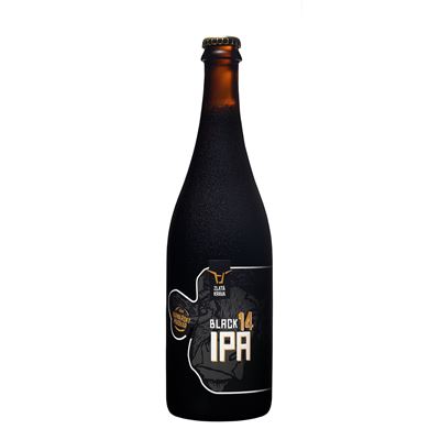 ZLATÁ KRÁVA Black IPA 14° pivo 700 ml