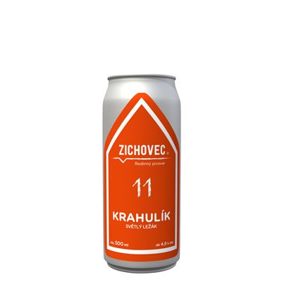 ZICHOVEC Krahulík 11 pivo 500 ml