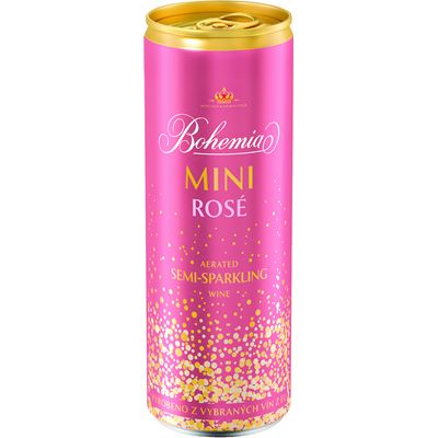 Bohemia Sekt Mini Rosé 6 x 250 ml plech