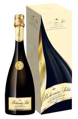 Bohemia Sekt Prestige Chardonnay 6 x 750 ml dárkové balení