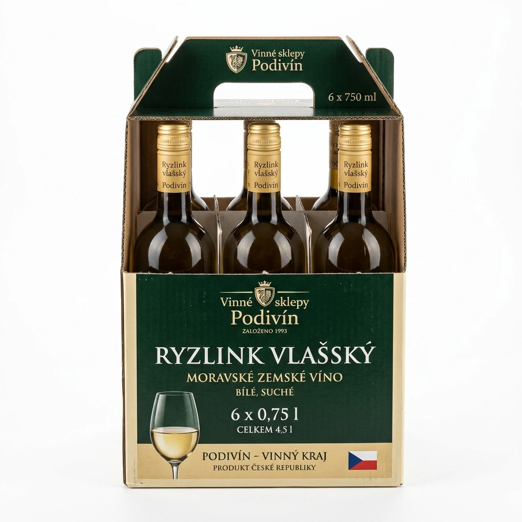 Vinné sklepy Podivín Ryzlink vlašský 6 x 750 ml