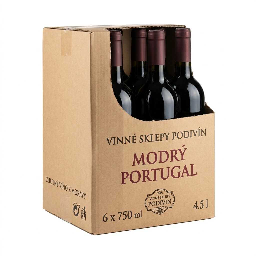 Vinné sklepy Podivín Modrý Portugal 6 x 750 ml