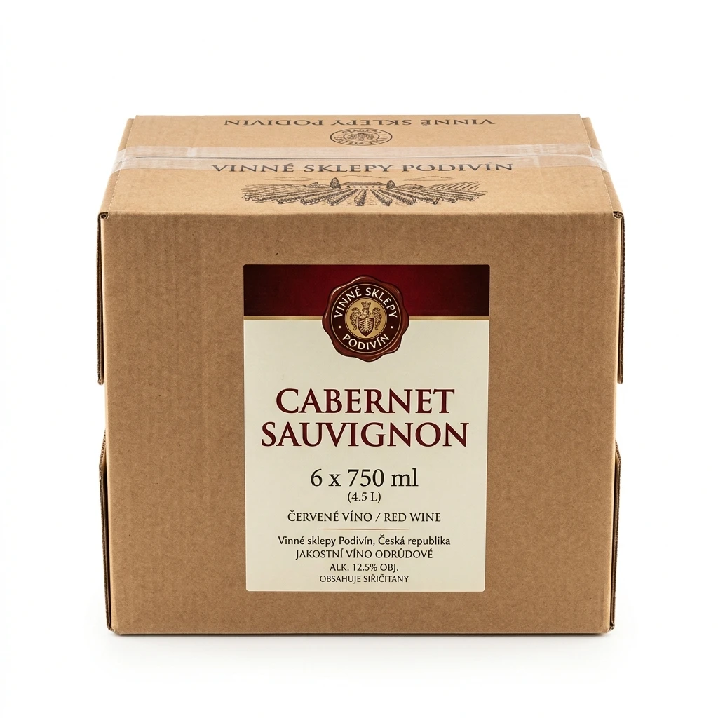 Vinné sklepy Podivín Cabernet Sauvignon 6 x 750 ml